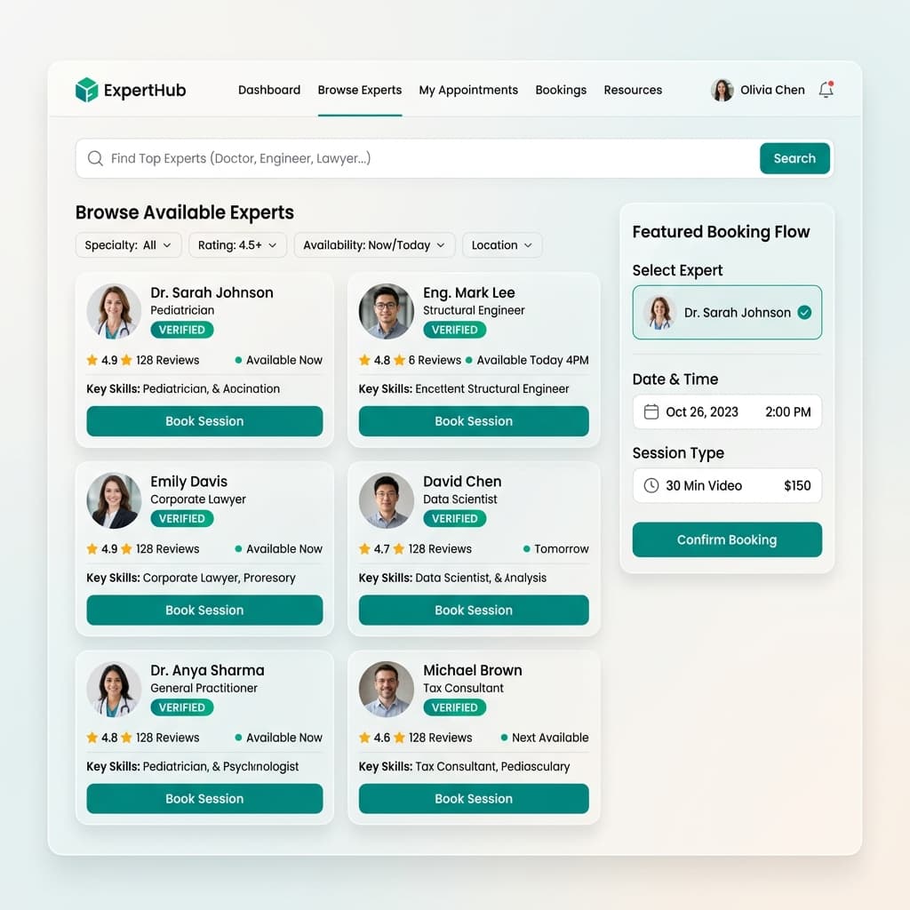 ExpertHub: Platform Architecture Designed